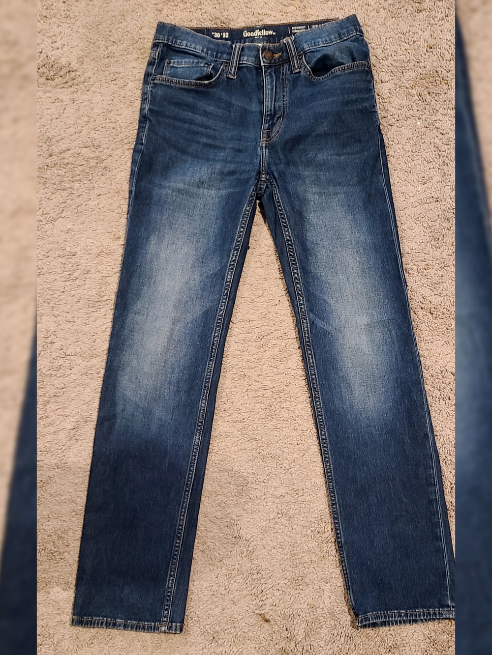 Goodfellow & Co Men’s Dark Blue Slim Straight Jeans